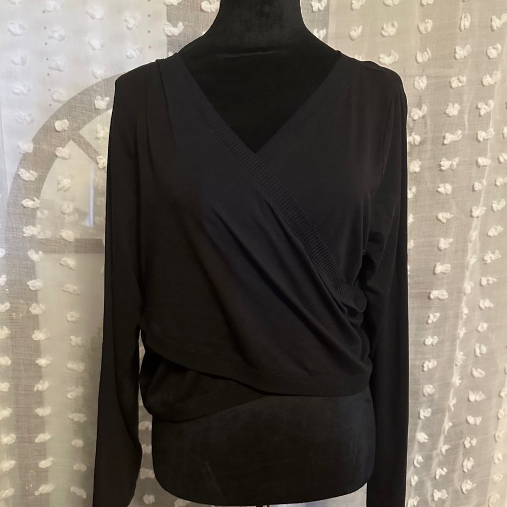 Athelta Longsleeve wrap shirt